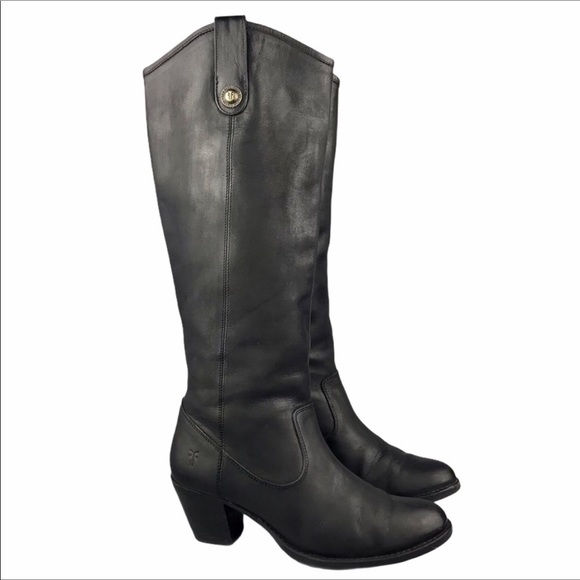 Frye Shoes - Frye Jackie Heeled Pull On Leather Riding Boots